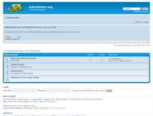 Tablet Screenshot of forum.autoclickers.org